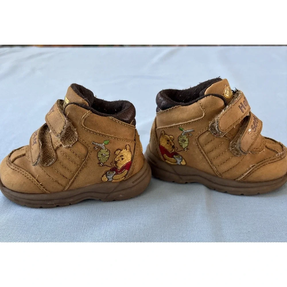 Vintage Winnie The Pooh Shoes Sneakers Size Toddler 3 Disney 90s‎ Y2K